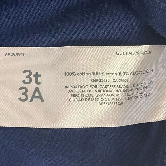 Carter’s Bring On The Fireworks Tank Top   Boys Size 3T - Picture 4 of 5